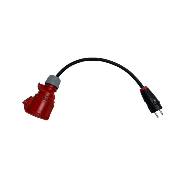Adapteri schuko-CEE16A red