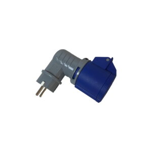 Adapteri schuko-CEE 16A 230V kulmamalli