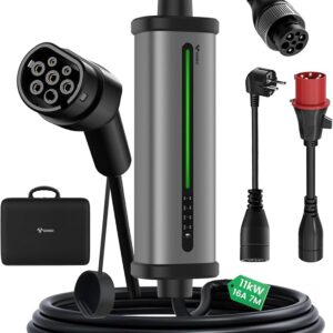 GONEO latausjohto 11kW 7m type2 voimavirta/suko safe plug