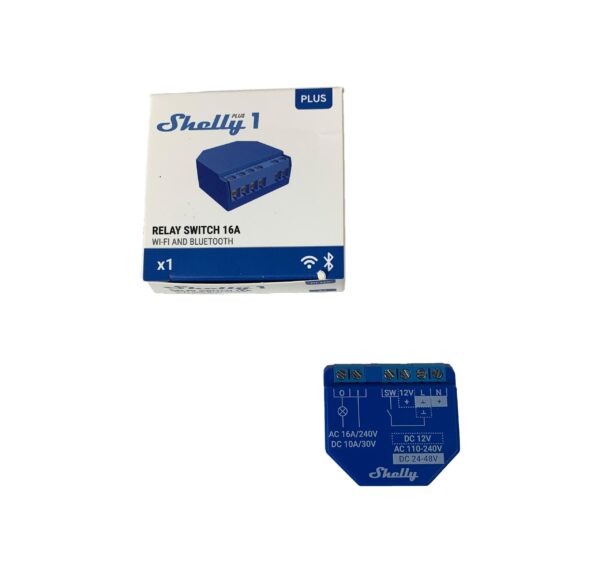 Shelly Plus 1 WiFi relekytkin