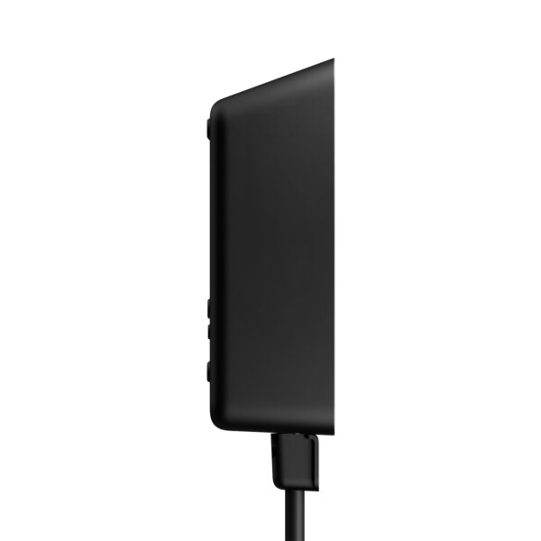 Sähköauton latausasema Amina S 14kW, 6m Type2-kaapeli sivuprofiili