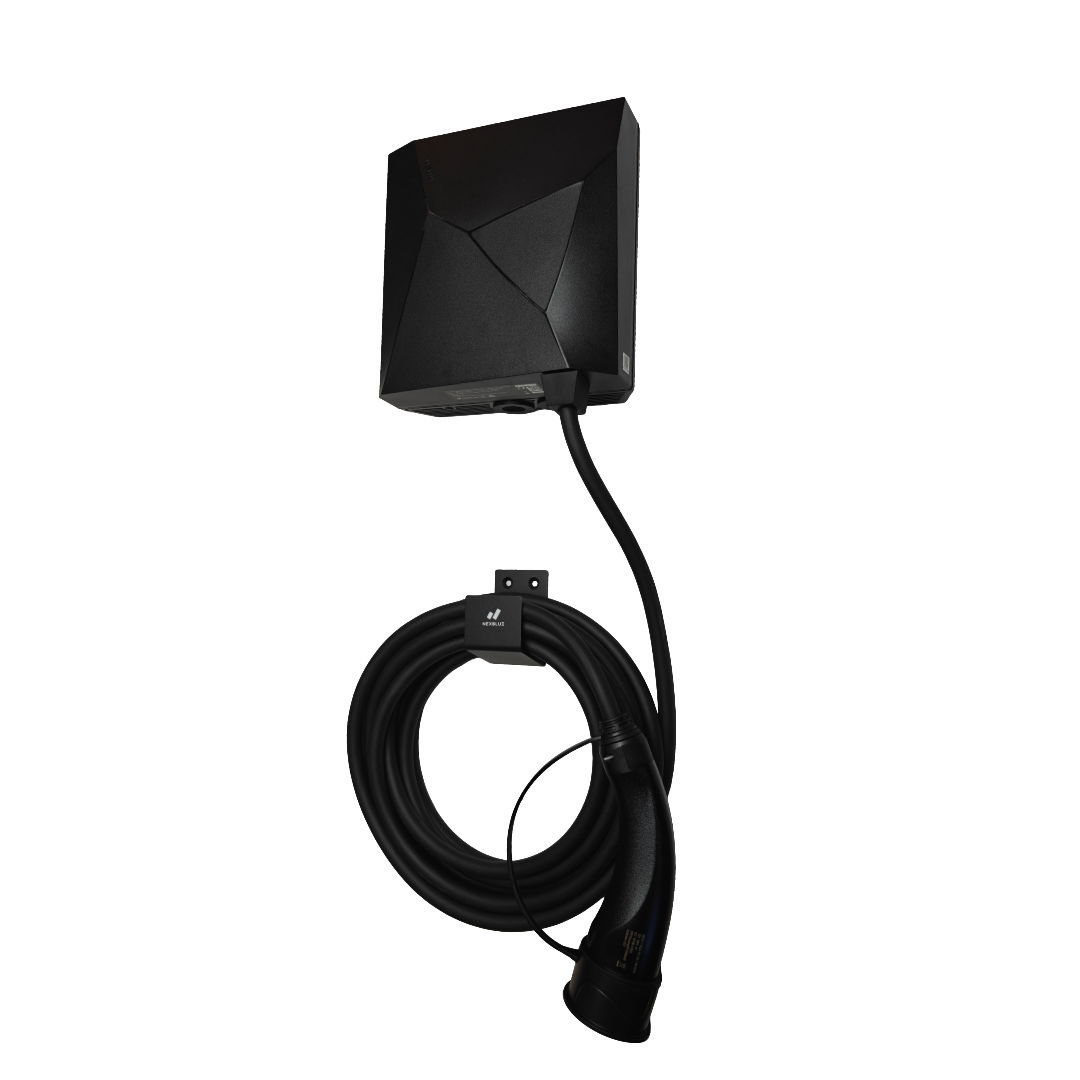 Sähköauton latausasema NexBlue Edge 2 Cable 11/22kW, pörssisähkö, aurinkosähkö, 7,5m type2-kaapeli sivusta 2 Sähköauton latausasema NexBlue Edge 2 Cable 11/22kW, pörssisähkö, aurinkosähkö, 7,5m type2-kaapeli sivusta 2
